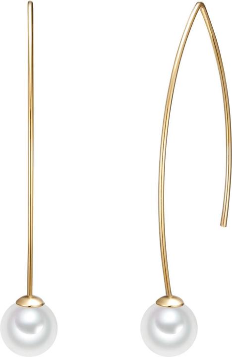 Produktbild Lulu & Jane Damen Messing Muschelkernperle gelbgold - 29125 (Messing)