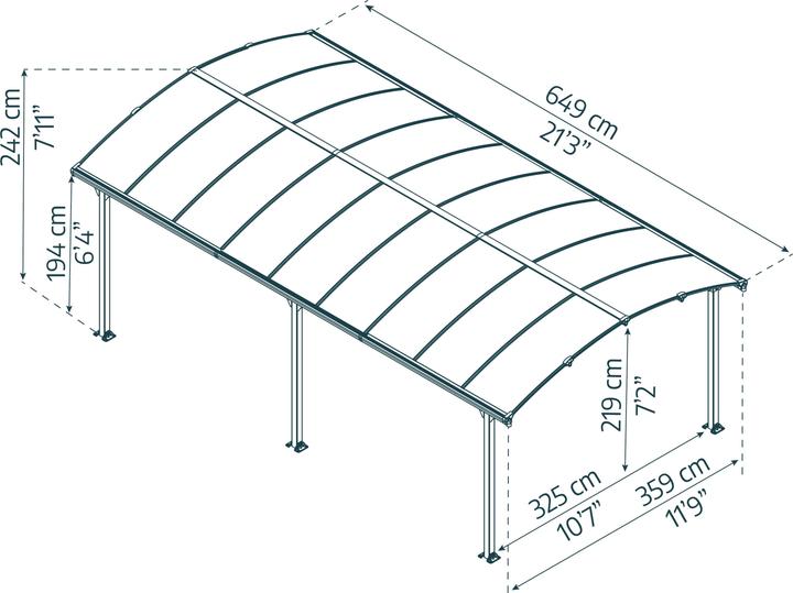 Produktbild Palram Arcadia 6400
