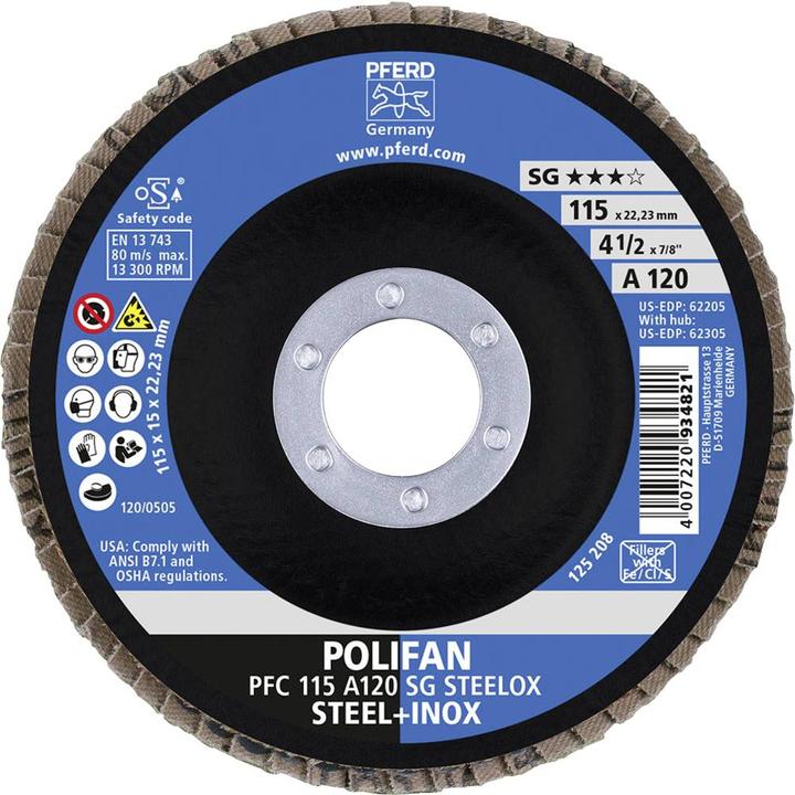 Produktbild Pferd POLIFANFächerscheibe PFC120 PSF STEELOX (120)