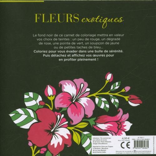 Image du produit Fleurs exotiques : bloc de coloriage