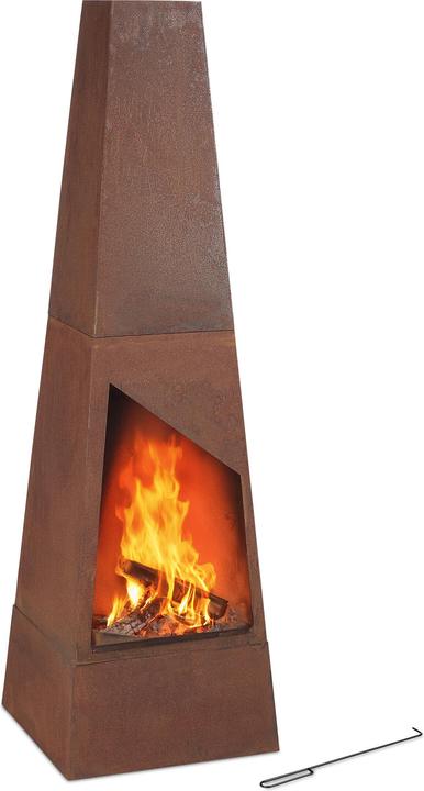 Relaxdays Gartenkamin