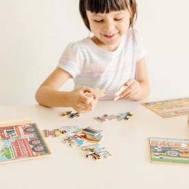 Produktbild Melissa & Doug Melissa and Doug - Vehicle Puzzles in a Box - (13794)