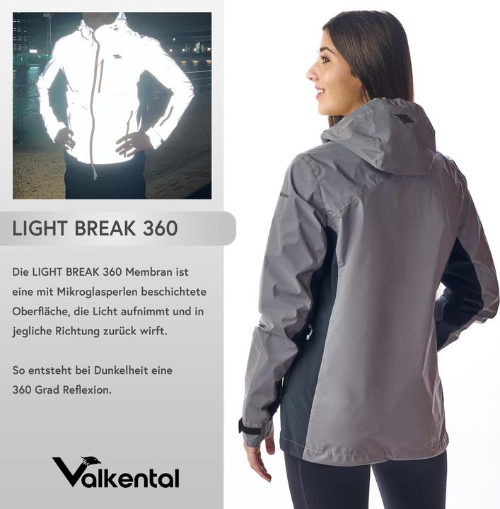 Produktbild Valkental Funktionale & reflektierende Softshelljacke für Outdooraktivitäten - Damen (M)