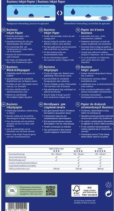 Actual product image Avery Superior inkjet paper (150 g/m², 100 x, A4)