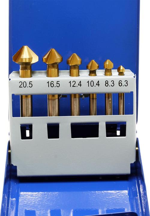 Actual product image Wiltec Countersink (6.3 mm, 8.3 mm, 10.4 mm, 12.4 mm, 16.5 mm, 20.5 mm)