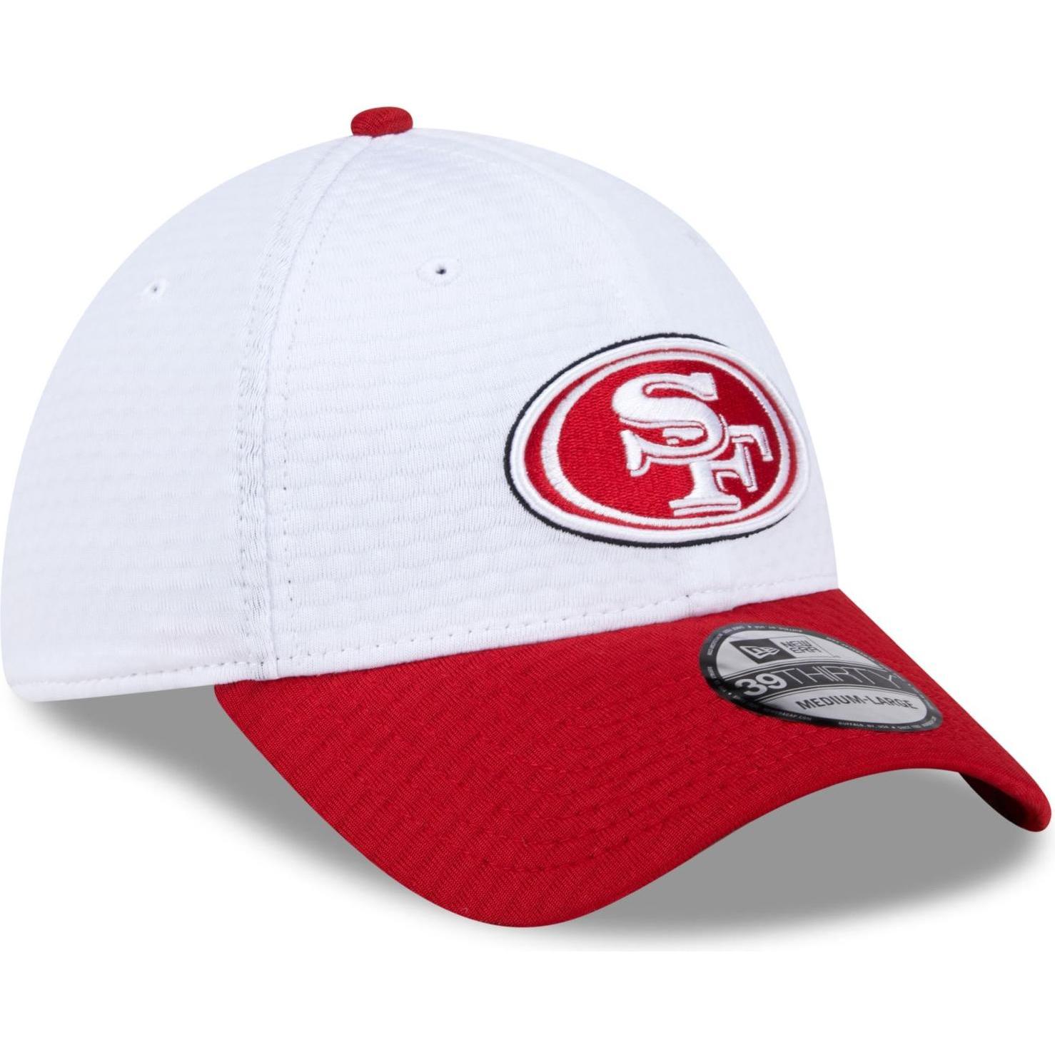 Thumbnail - New Era, Herren, Cap, 39Thirty Cap - TRAINING 2024 San Francisco 49ers - S, Weiss, (M)