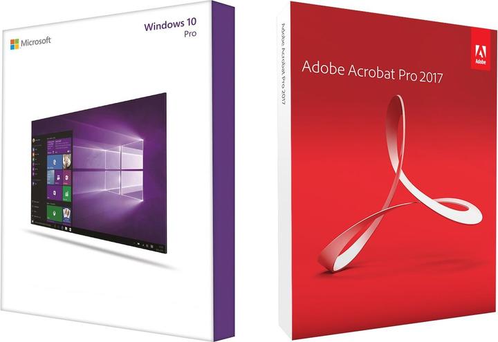 Image du produit Microsoft Windows 10 Pro, y compris Acrobat Pro 2017