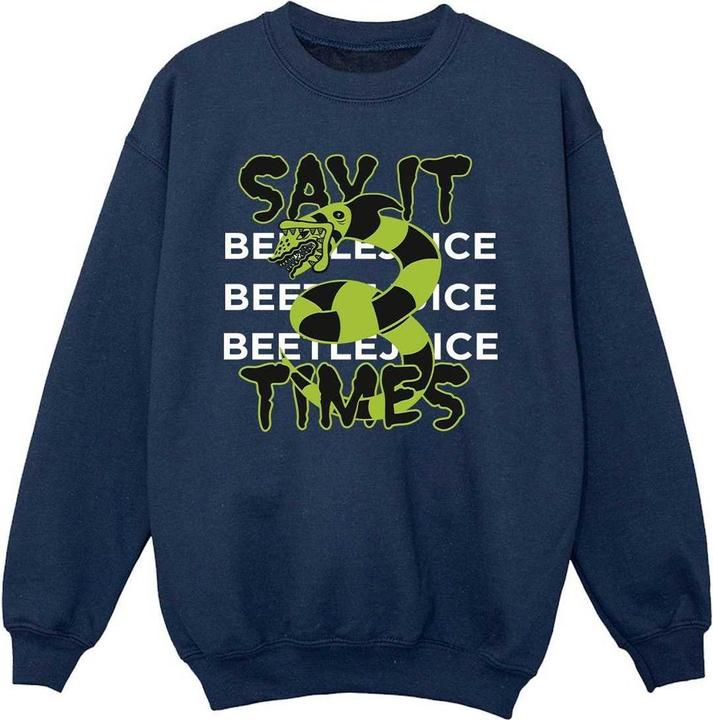 Produktbild Beetlejuice Say It 3 Times Sweatshirt Mädchen (140, 146)