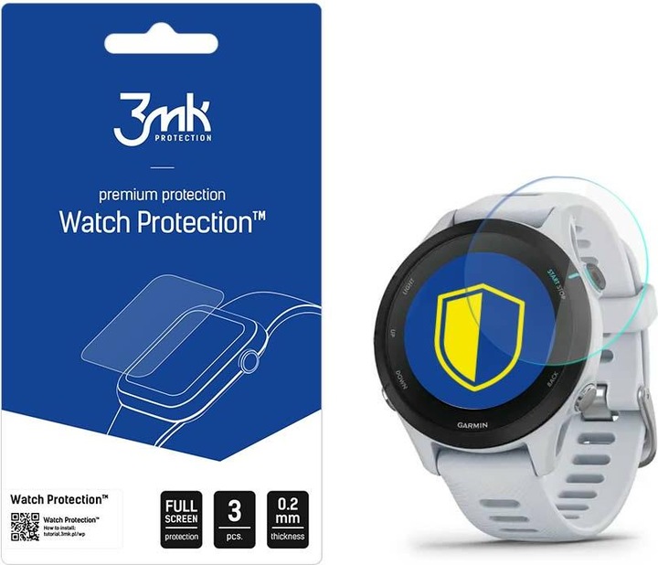 3MK Garmin Forerunner 255s Music - Watch Protection? v. FlexibleGlass Lite