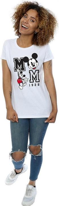 Image du produit Disney T-shirt en coton Femme/Femme Mickey Mouse Jump & Wink (M)