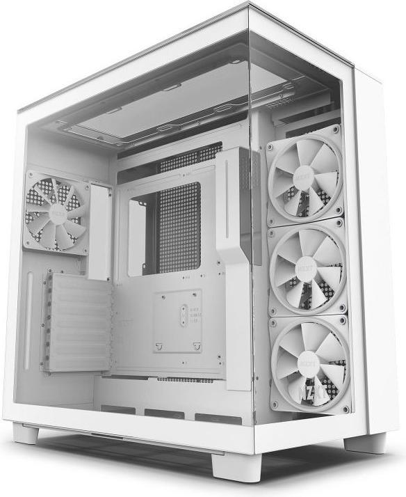 Actual product image NZXT H9 Elite All white (mATX, Mini-ITX, ATX)