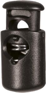 Actual product image Mil-tec Cord stopper - 10 pieces - black