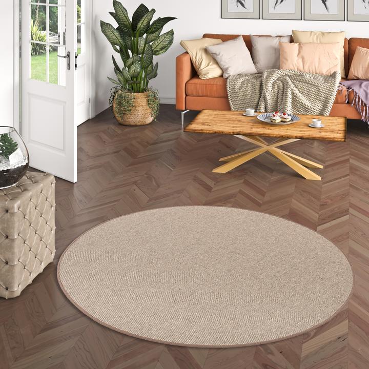 Actual product image Snapstyle Nature Sisal Look Carpet Taff Round (100 x 100 cm)