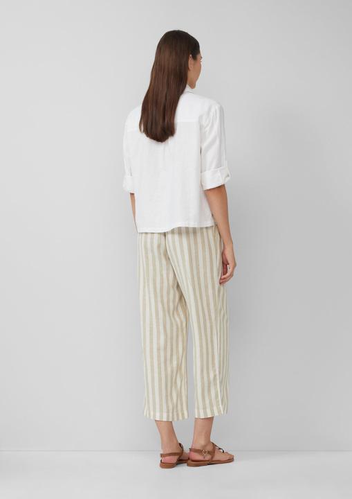 Actual product image S.Oliver Bluse Hemdbluse aus Leinenmix (48)