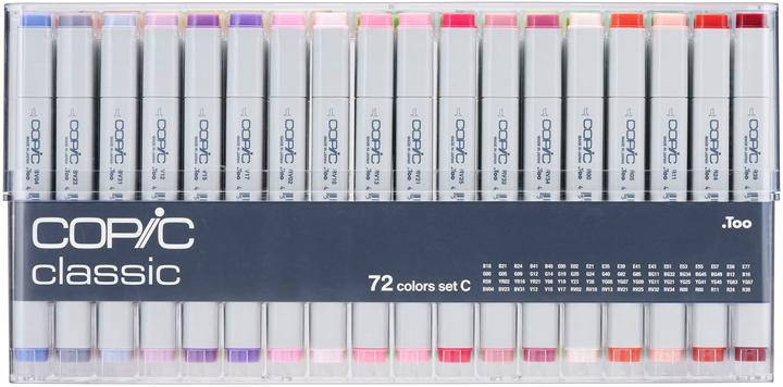 Image du produit Copic Marqueurs graphiques Classic Set C, 72 pièces (72x)