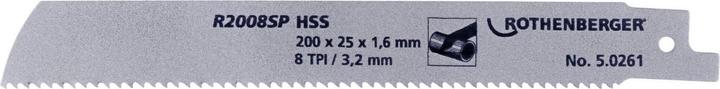 Rothenberger Speciaal buiszaagblad HSS, 200x25x1,6