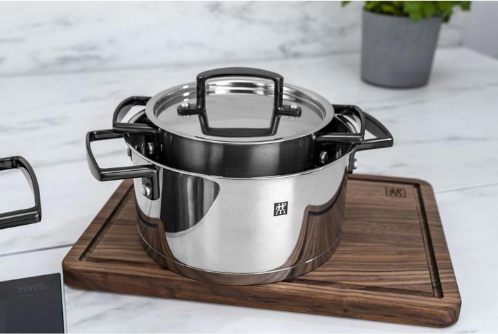 Produktbild Zwilling Bellasera Kochgeschirr-Set | 5tlg. | Schwarz (Edelstahl, 16 x 33.50 cm)