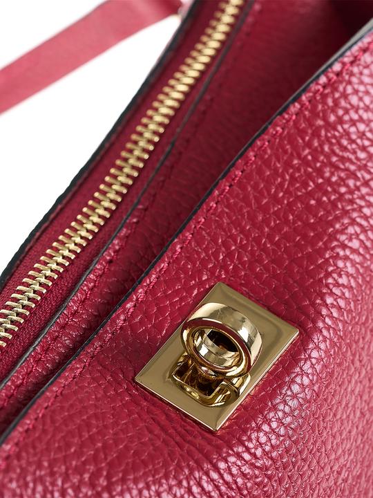 Actual product image Pierre Cardin **Damen Schultertasche Made In Italy - Modell Valoria - 100% Leder** - 32.0 X 22.0 X 13.0 Cm