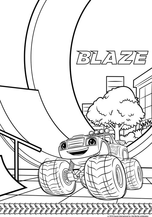 Produktbild Panini Blaze und die Monstermaschinen: Superstarker Sticker- und Malspass