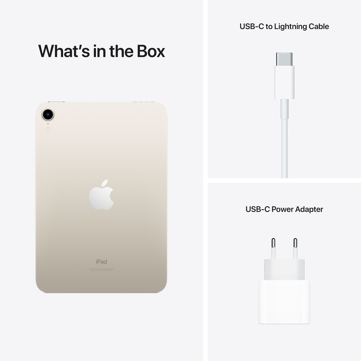 Immagine prodotto Apple iPad mini 2021 (6.Gen) (Solo WiFi, 8.30", 64 GB, Stellina)