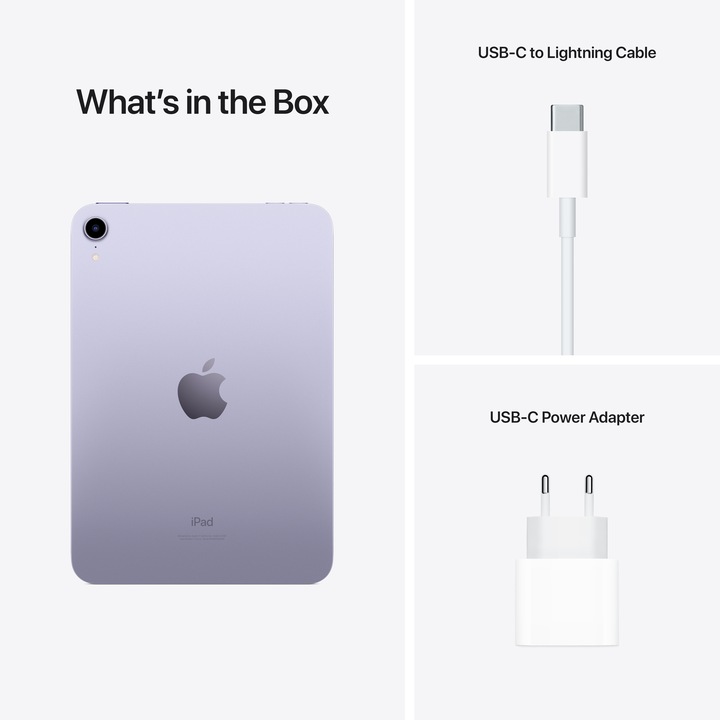 Produktbild Apple iPad mini 2021 (6.Gen) (nur WLAN, 8.30", 256 GB, Purple)