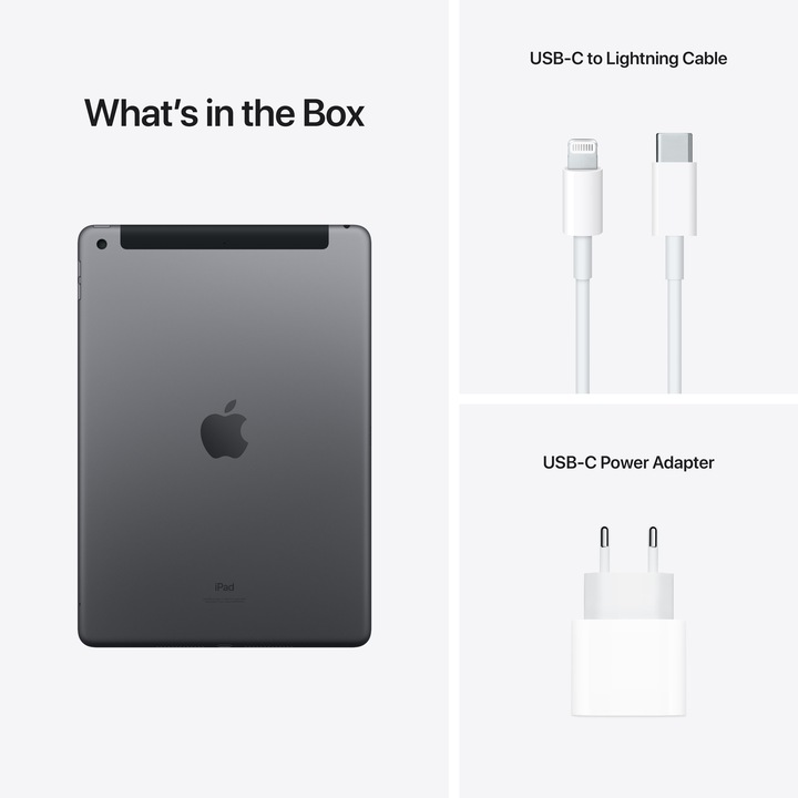 Produktbild Apple iPad 2021 (9. Gen) (4G, 10.20", 64 GB, Space Grey)