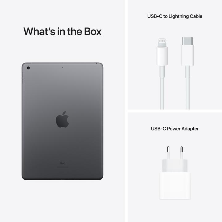 Produktbild Apple iPad 2021 (9. Gen) (nur WLAN, 10.20", 256 GB, Space Grey)