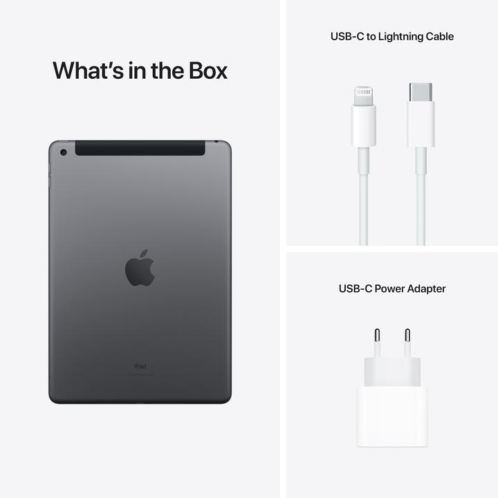 Actual product image Apple iPad 2021 (9. Gen) (4G, 10.20", 256 GB, Space grey)