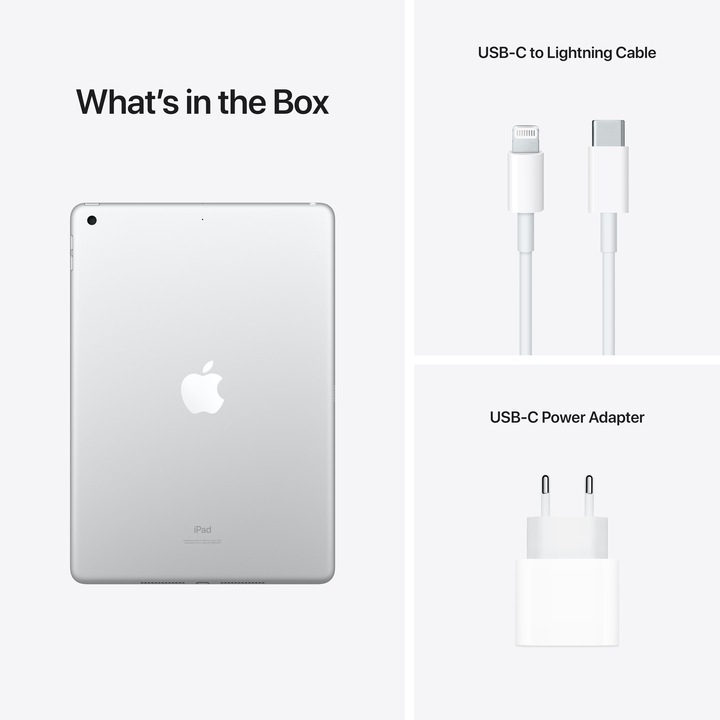 Produktbild Apple iPad 2021 (9. Gen) (nur WLAN, 10.20", 64 GB, Silver)