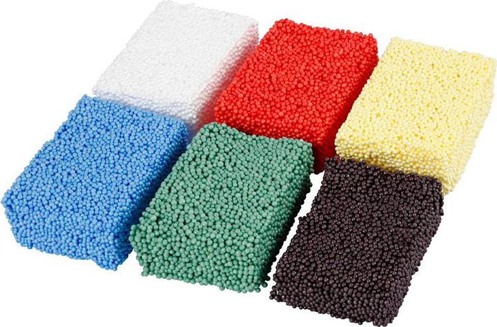 Produktbild Creativ Company Soft Foam Clay Standardfarben, 6x10gr.