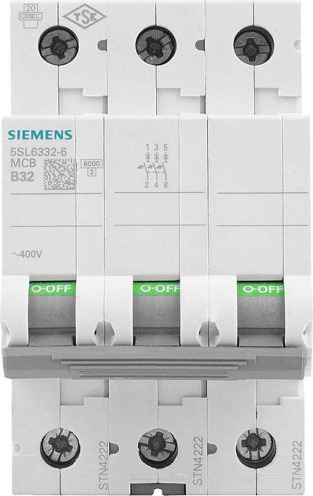 Actual product image Siemens Circuit breaker 3-pole