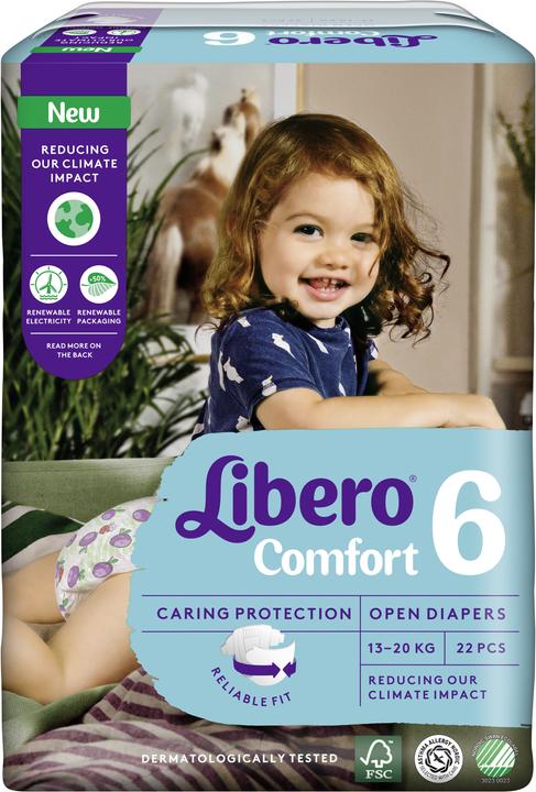 Actual product image Libero Comfort (Size 6, Pack, 22 Piece)