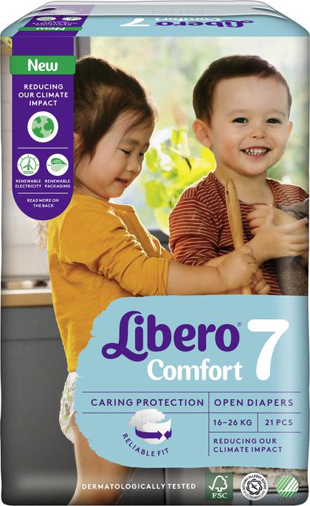 Produktbild Libero Comfort (Gr. 7, Tragepack, 21 Stück)