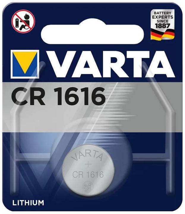 Produktbild Varta Electronics CR1616 (1 Stk., CR1616, 55 mAh)