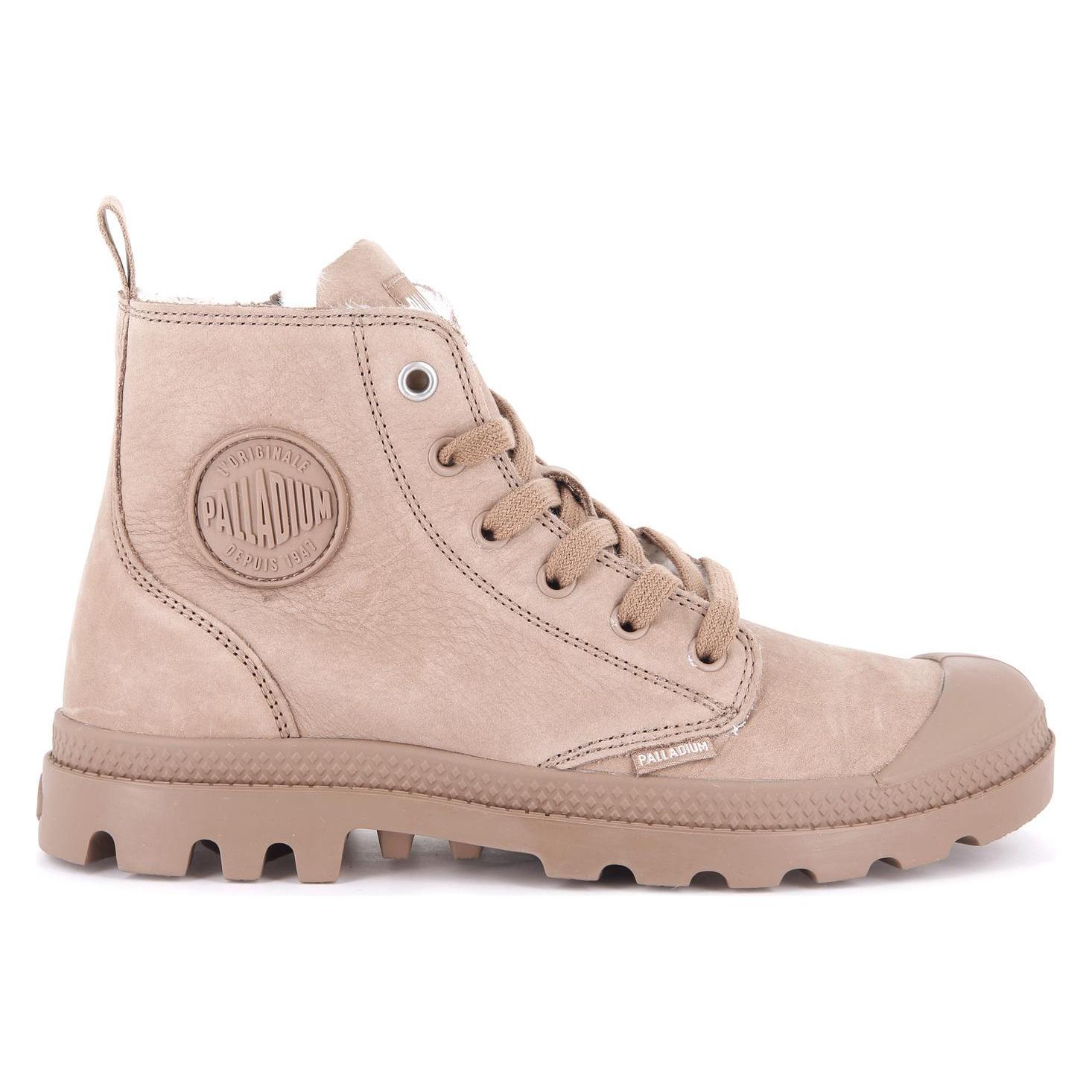 Palladium, Damen, Boots + Stiefel, Pampa Hi Zip Wool - 53587, Braun, (41)