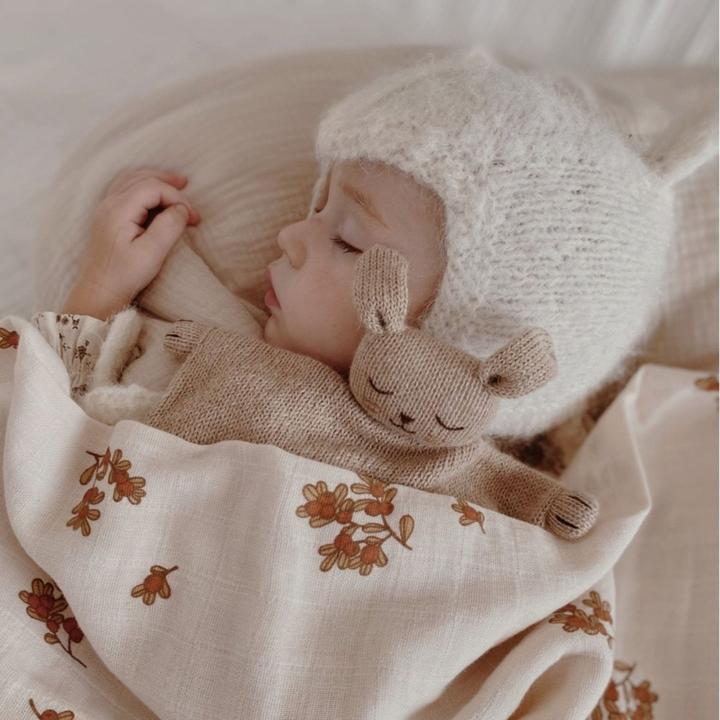 Image du produit Main Sauvage Doudou tricoté Bunny Sand