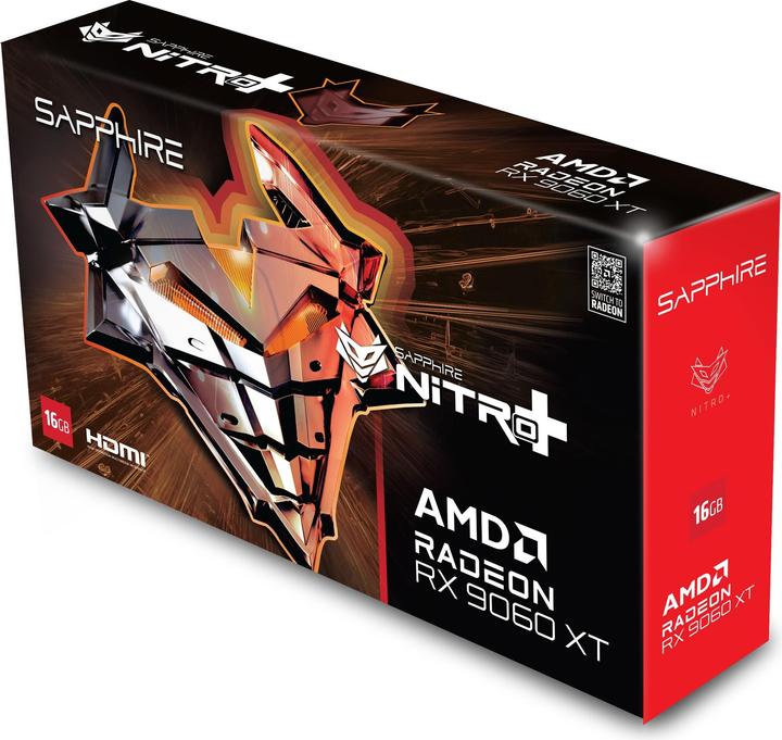 Produktbild Sapphire Nitro+ Radeon RX 9060 XT (16 GB)
