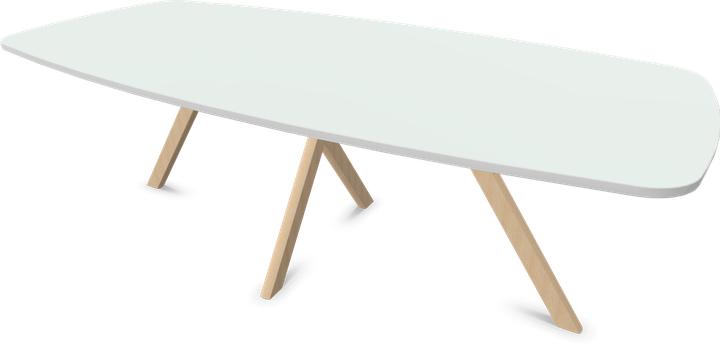Produktbild Dietiker Felber T14 Sitzungstisch Boatform (2200 x 1000 x 720 mm)