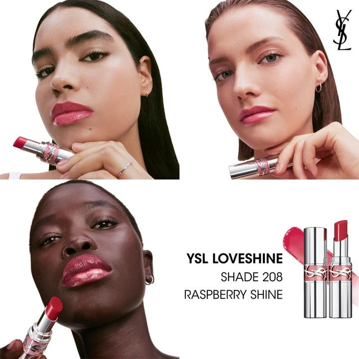 Produktbild Yves Saint Laurent Loveshine Rouge Volupte Shine Lippenstift 208 (208 Raspberry Shine)