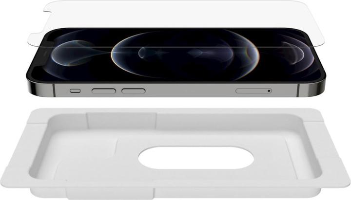 Produktbild Belkin ScreenForce TemperedGlass antimikrobiell (1 Stück, Apple iPhone 12 Pro, Apple iPhone 12)