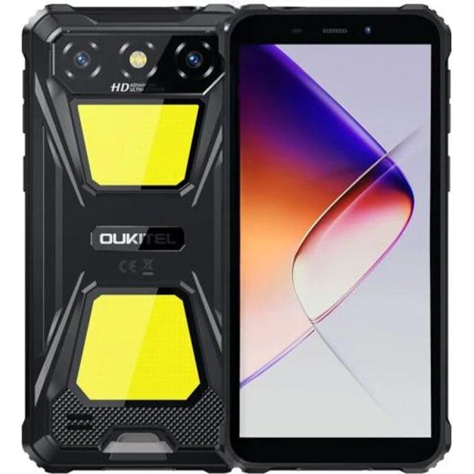 Oukitel Smartphone G5 6 4/128GB 6300mAh Schwarz (128 GB, Nero), Smartphone, Nero