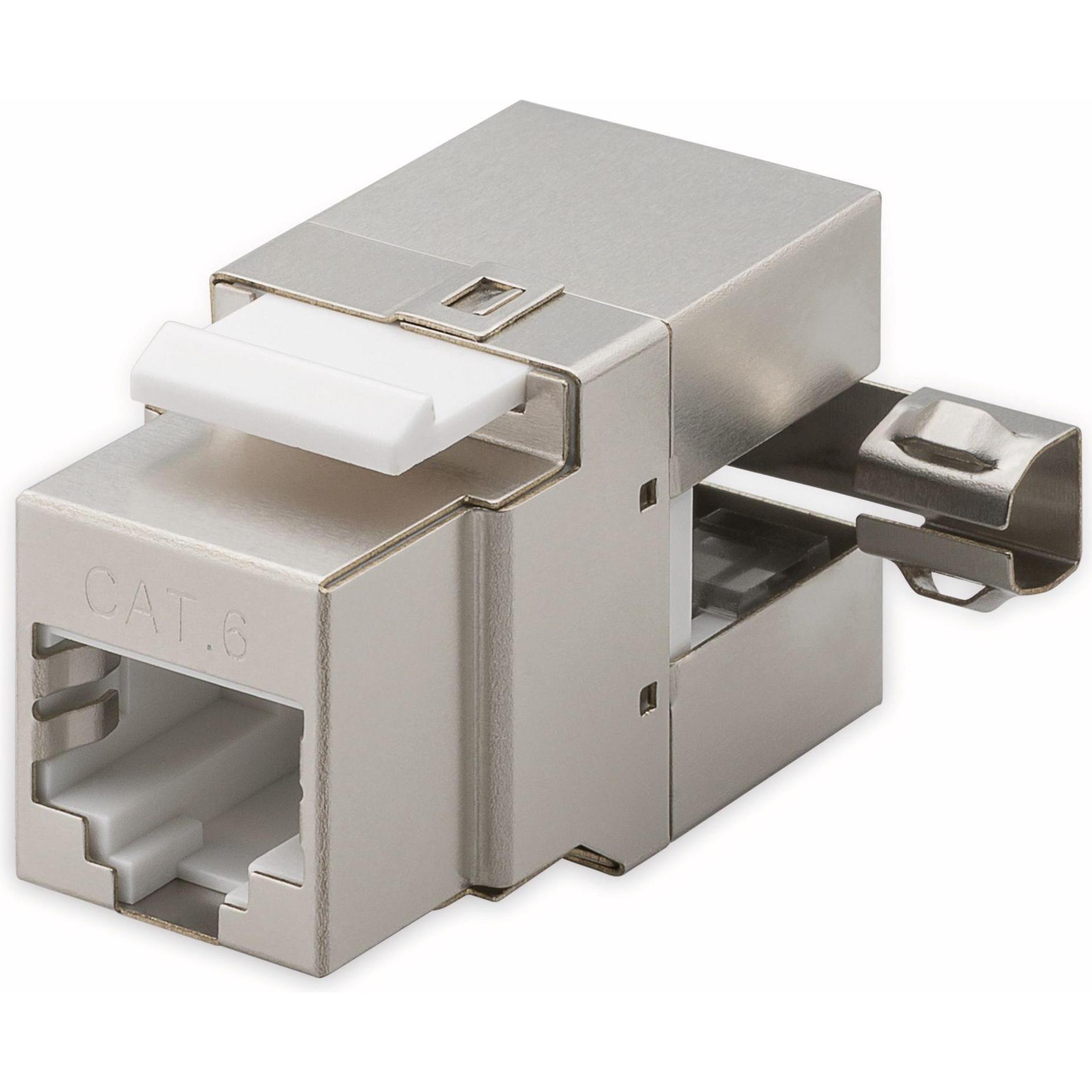 Goobay CAT 6 KeyStone RJ45 Jack, STP geschirmt, 250 MHz (Keystone Modul), Netzwerk Zubehör