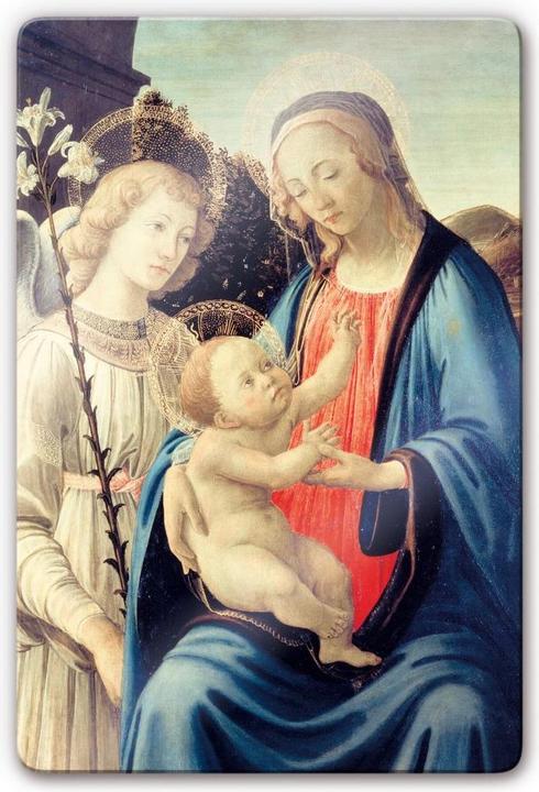 Image du produit Trenddeko Botticelli - Madone avec un enfant et un ange (40 x 60 cm)