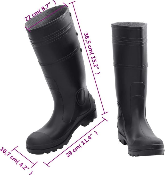 Image du produit vidaXL Bottes en caoutchouc (42)