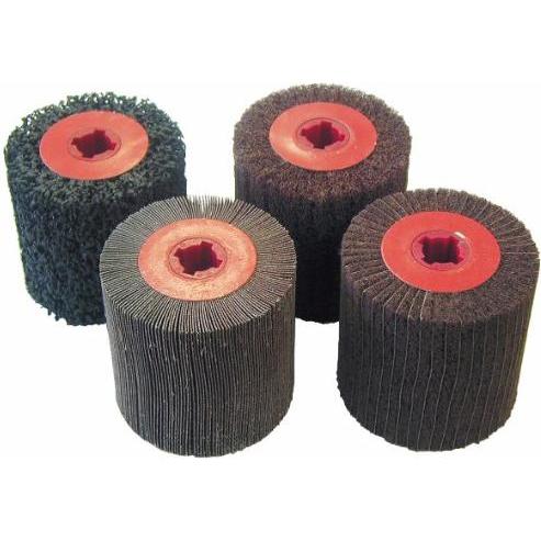 Eibenstock, Abrasivi, 12.353.00 Schleifbürsten-Starterset für Schleifmaschine ESM 1310 - 4 verschiedene Bürsten