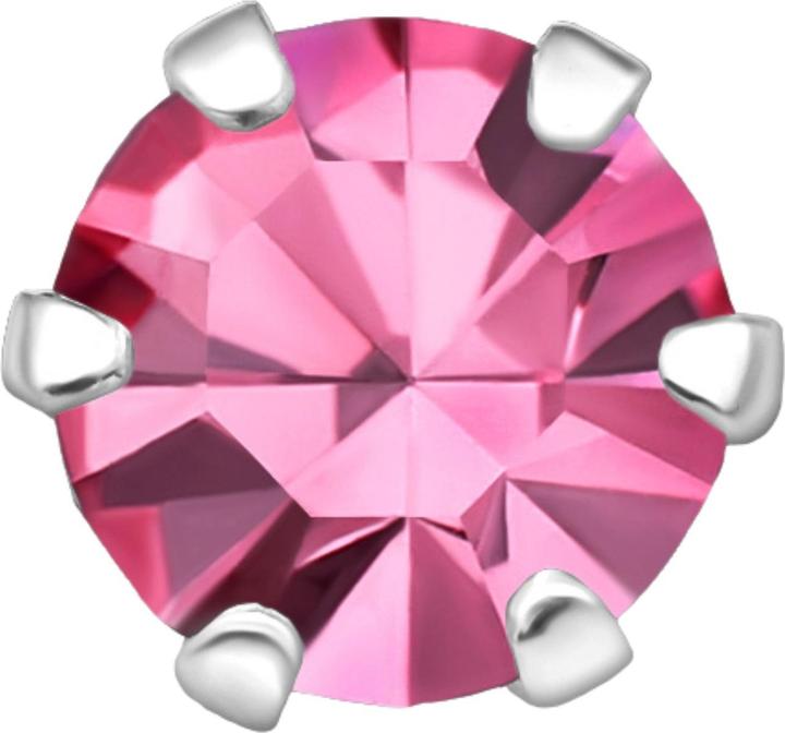 Immagine prodotto Maxte Silberne Runde 5 mm mit Kristallen (Argento)