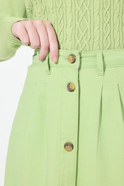 Produktbild Ulla Popken Chinorock, A-Linie, Knopfleiste, Taschen (54)
