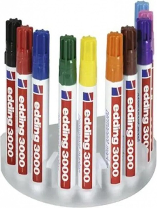 Edding 3000 (Multicolore, 3 mm, 10 x)