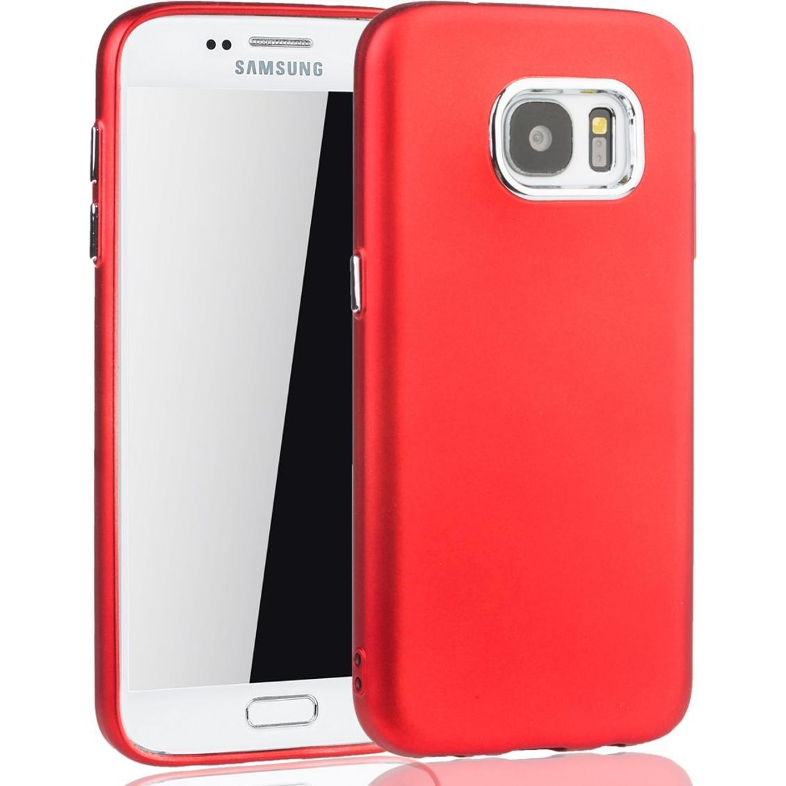 Thumbnail - König Design Handyhülle für Samsung Galaxy S7 Schutzcase Backcover Bumper Etuis Rahmen Rot (Samsung Galaxy S7), Smartpho...