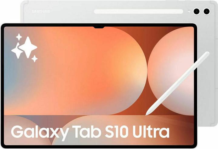 Actual product image Samsung Gal Tab S10 Ultra/X926B/5G/12+256GB/Slvr (5G, 14.60", 256 GB, Platinum, Silver)